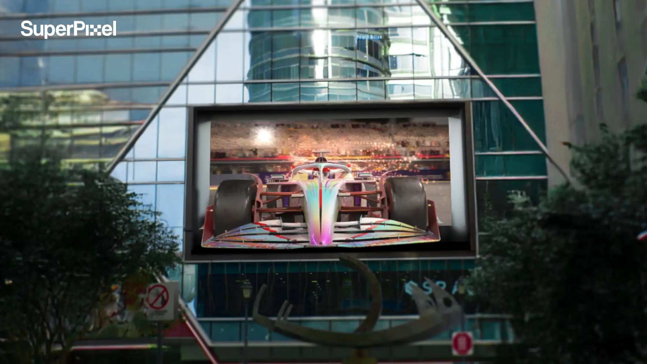 3D Billboard Advertising: How Anamorphic Screen Content Works